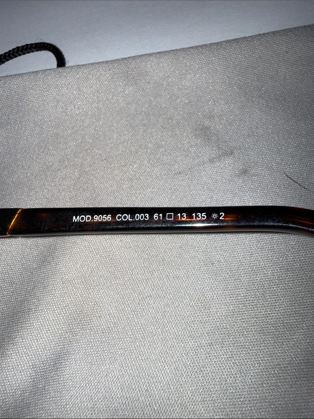 Cazal 9056 Sunglasses (Black & Gold)